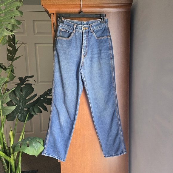 Vintage Gitano Women's Straight Leg Blue Jeans - Picture 1 of 9